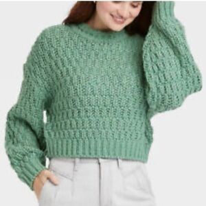 Universal Thread Chunky Crochet Sweater